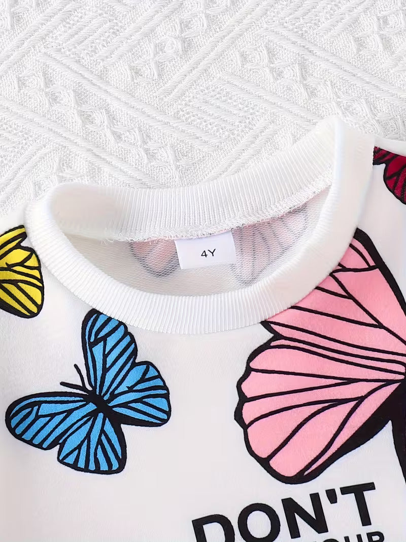 BABY GIRL PRINTED WINTER FLEECE TRACKSUIT