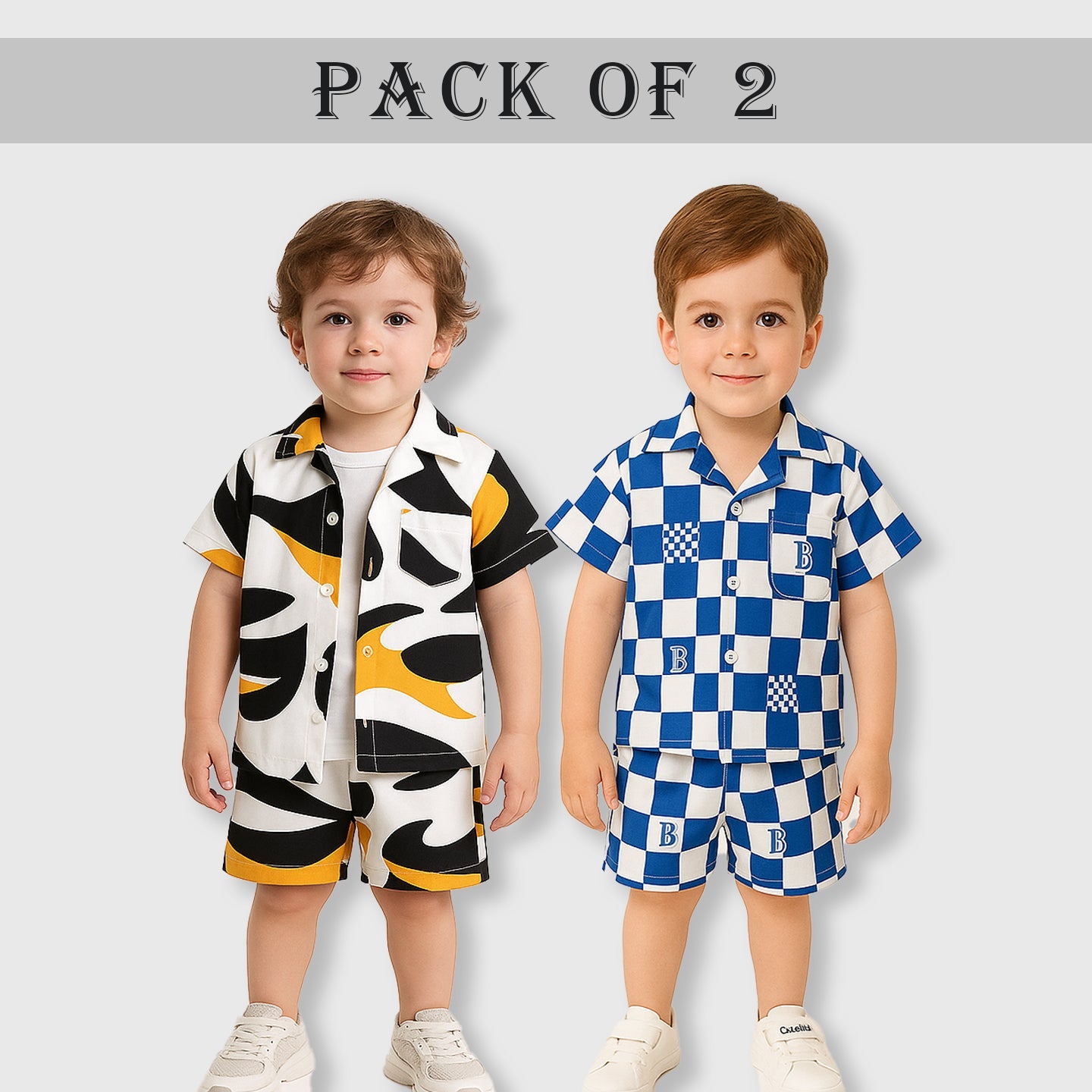 Fancy Blue Box and Black Yellow (Combo Pack Of 2 )