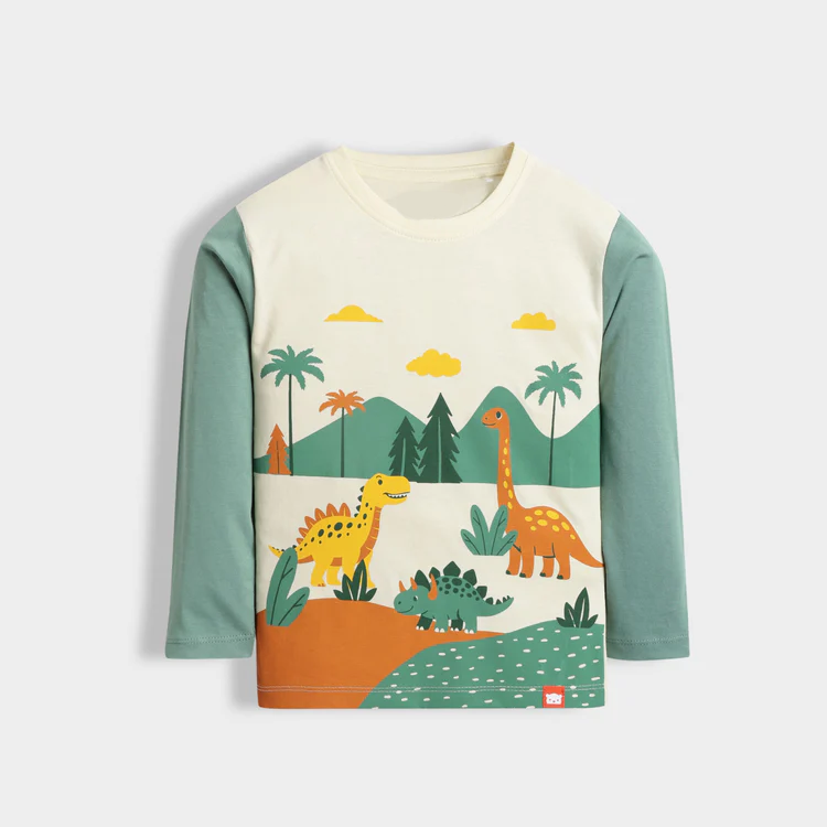 Dino World Adventure Full Sleeve Tee .