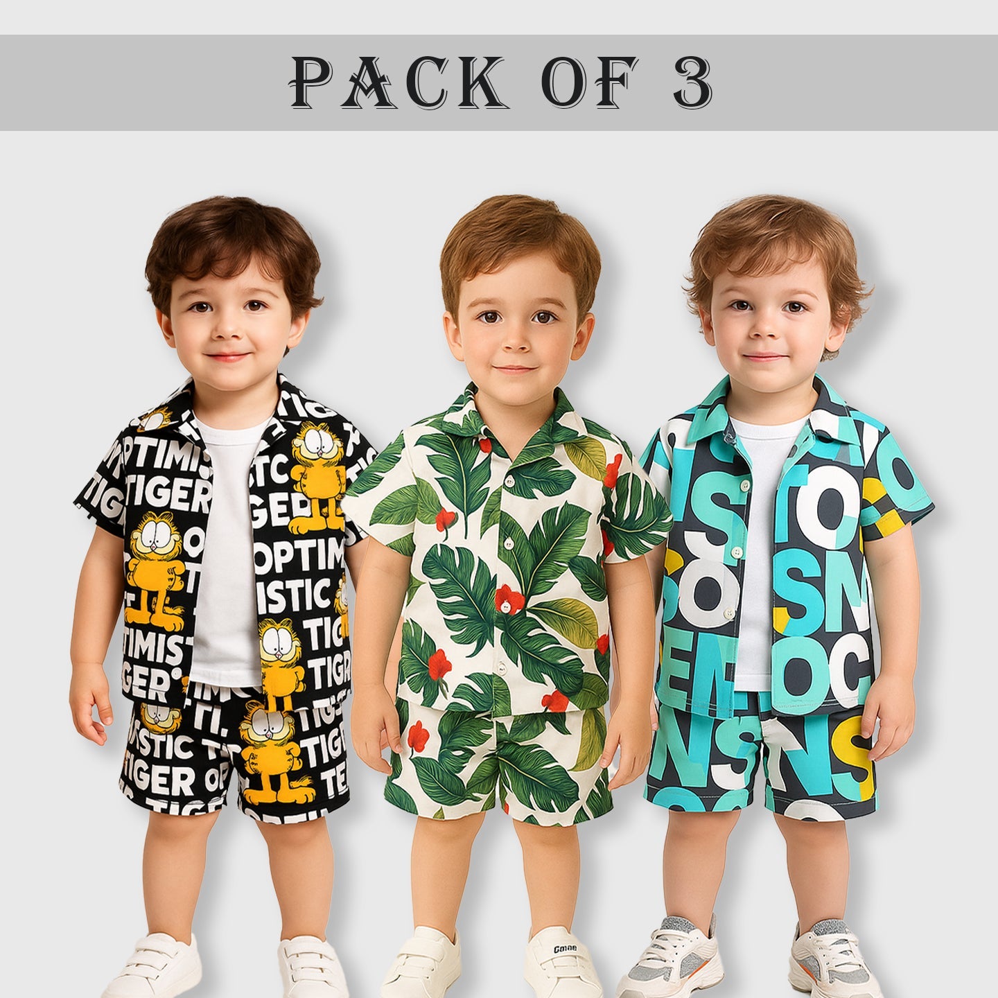 Fancy Black Tiger, Green Leaf and Black Radium Abcd (Combo Pack Of 3)