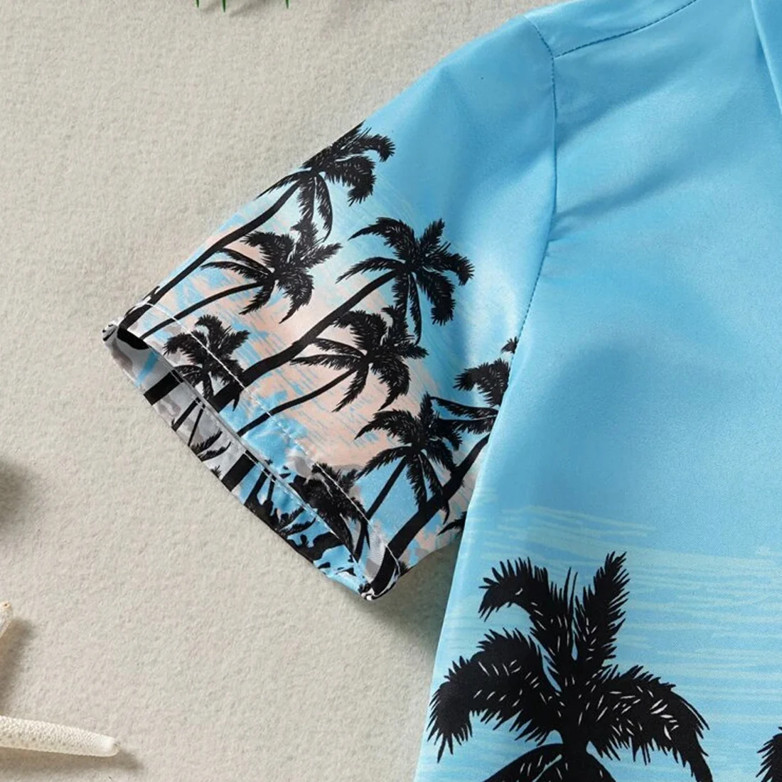 Bwools Tropical Casual Tree & Outdoor Tree Designer Button Front Shirt For Boy.