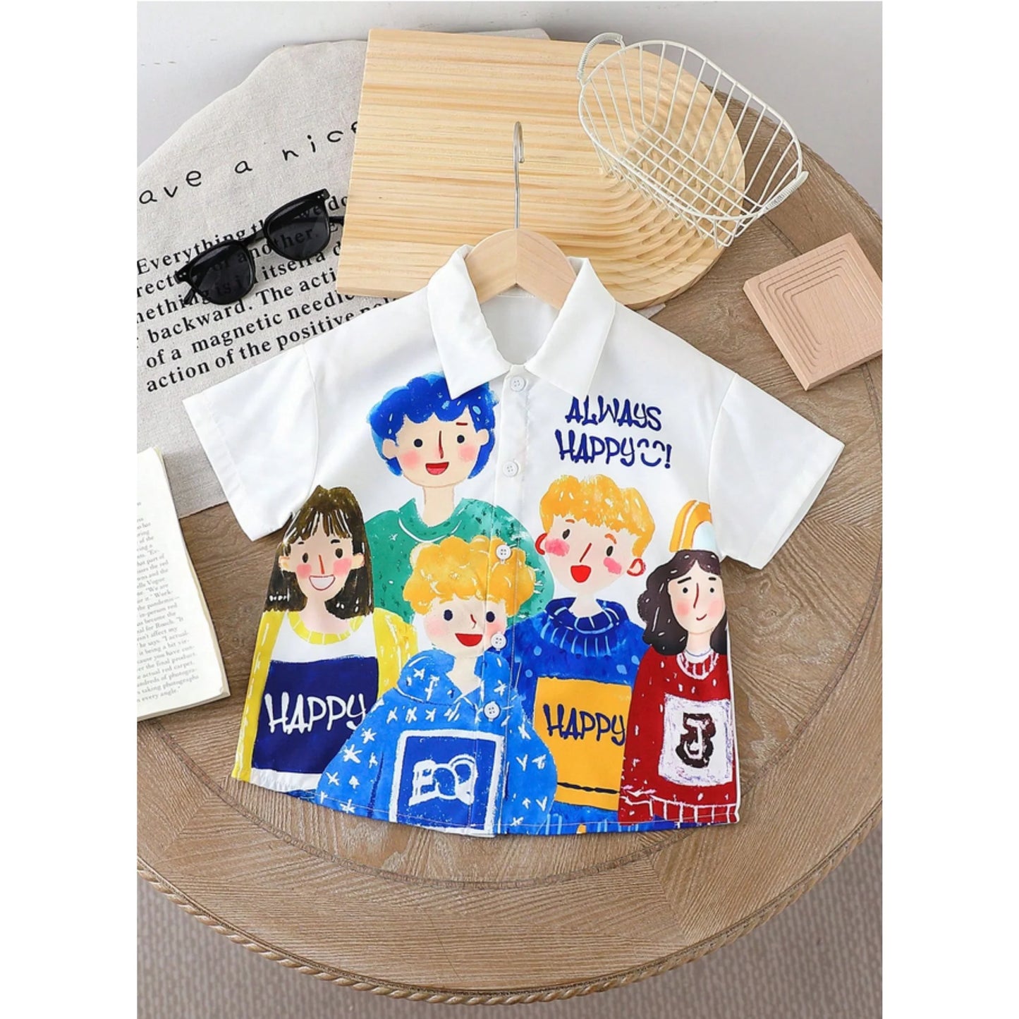 Boys Premium Printed Casual Shirt Collection – Trendy Summer Half Sleeve Designs