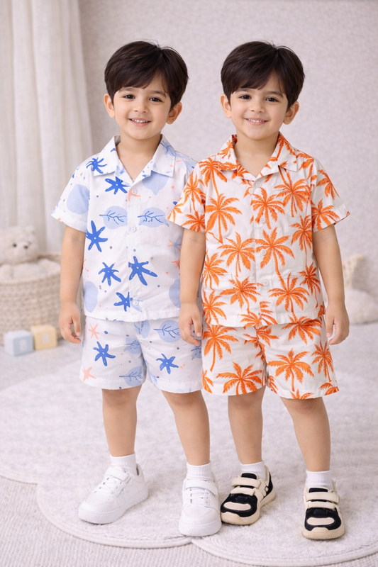 "Versatile Summer Prints for Siblings"