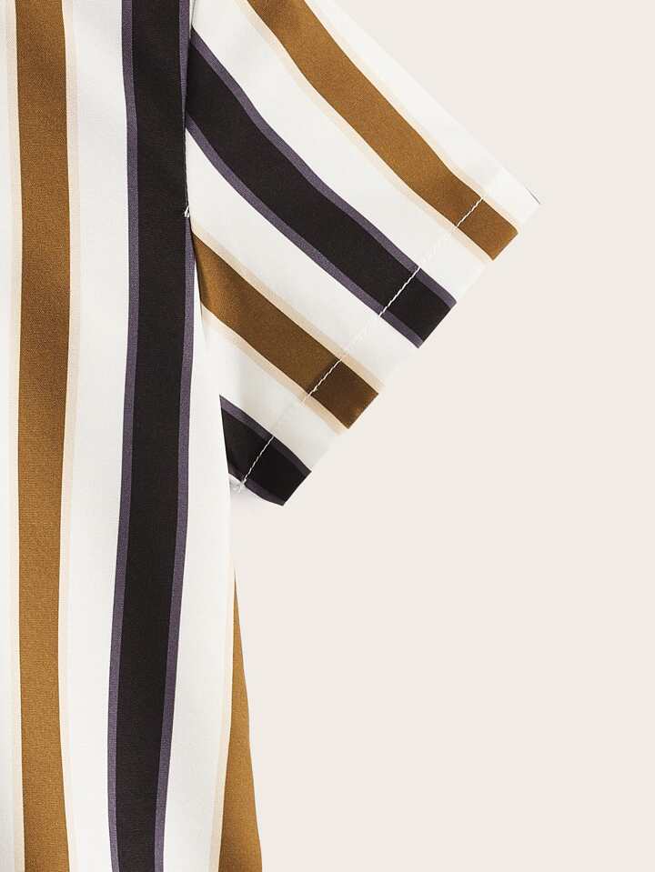 Boy's Ghost Animal Printed Graphic Cream Designer Flower Button Front (Combo pack For 5) Shirt For Boy..