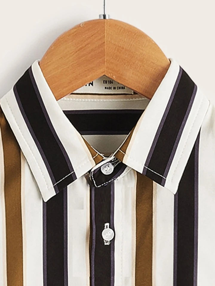 Boy's Ghost Animal Printed Graphic Cream Designer Flower Button Front (Combo pack For 5) Shirt For Boy..