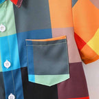 Stylish Multicolors Designer Button Front (Combo pack For 5) Shirt For Boy.