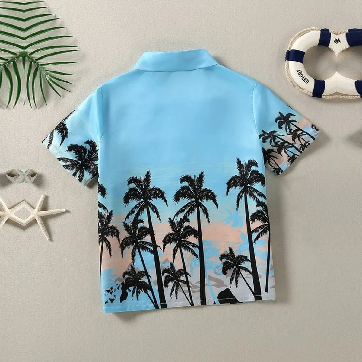 BWOOLS Tropical Casual Tree & Outdoor  Designer Button Front (Combo pack For 3) Shirt For Boy.