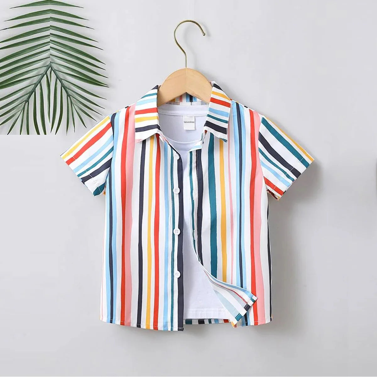 Stylish Multicolors Sky Naryeli  Colourful Graphic Designer Button Front Shirt For Boys ( Pack of 6)