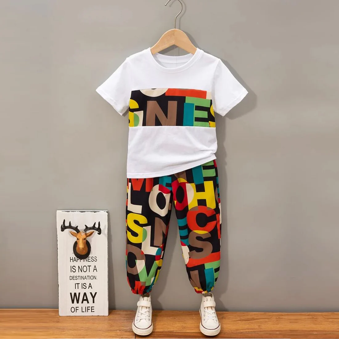 Bwools Stylish White Baby Set Full Sleeve Tees With Pants (Combo Pack Of 3) T-Shirt & Pants..