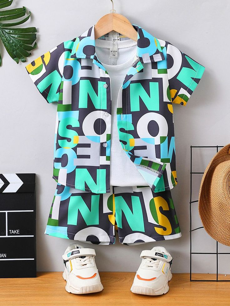 Unique Black Radium ABCD Letter Unisex Co-rd Set .