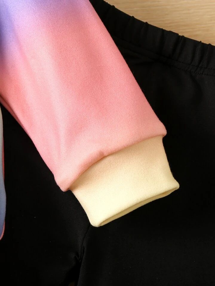 Rainbow Unicorn Printed Sweatshirt & Jogger Set!