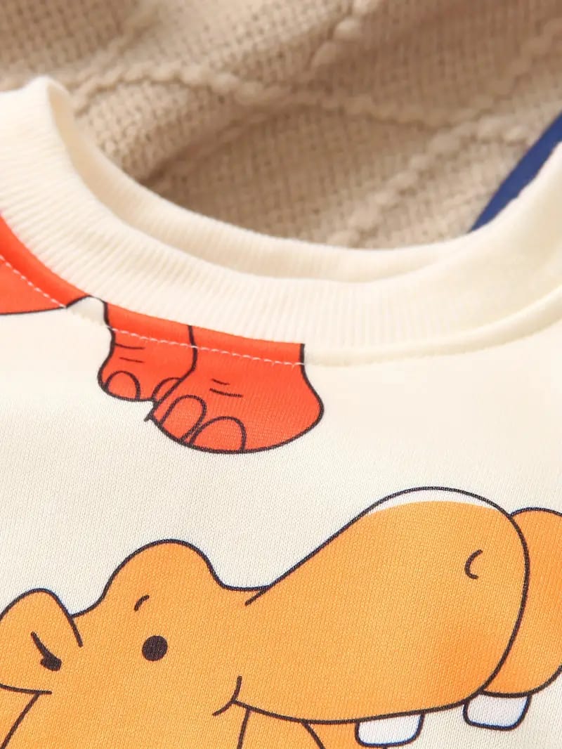 Bwools Stylish blue animal and white animal Set Black Graphic & Color block animal