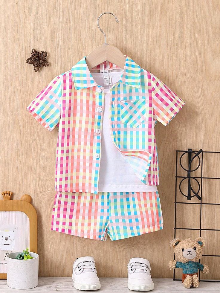 Causal Unisex Pink Radium Line Co-rd Set .