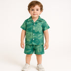 Stylish Happy Bear Unisex Top & Bottom Set
