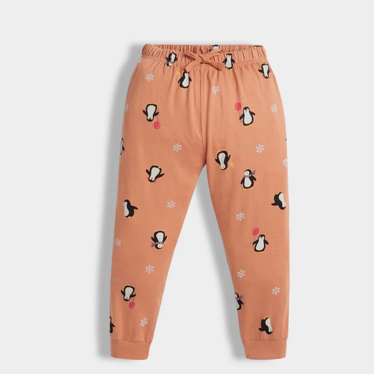 Kids Cotton  wear Set – Pack of 3 (Fruit, Penguin, Safari Jeep Prints) .