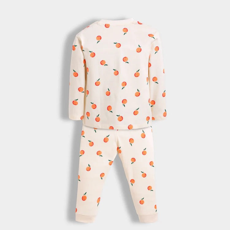 Kids Cotton Nightwear Set – Pack of 3 (Ocean, Farm, Fruit Prints) .