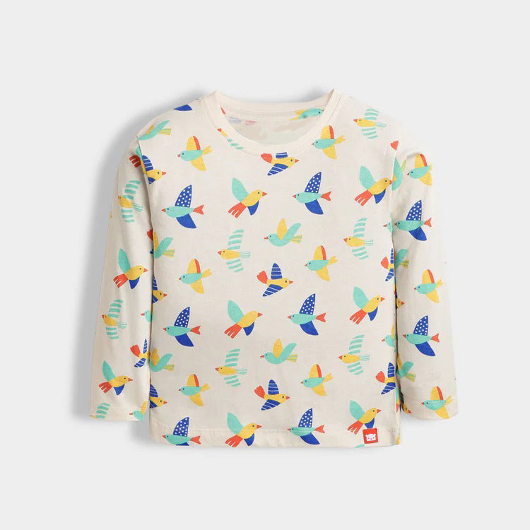 Boys & Girls Suit – Soft Cotton Bird Theme Pajama Set